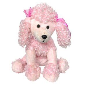 Kids Of America Pink Poodle Puppy Plush Stuffed Animal
